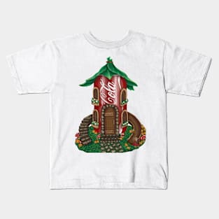 Fairy Cottage Tiny House Recycle-Reuse Sustainability Kids T-Shirt